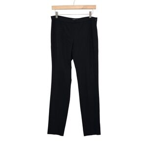 EILEEN FISHER Black Stretch Straight Leg Ankle Pants Women's Size 6 Lightweight